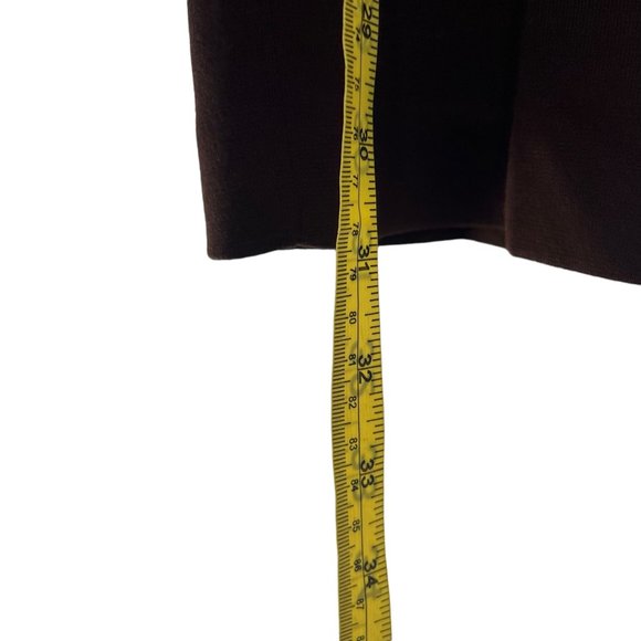 Vintage 70s Dark Brown High Rise Wide Leg Medium Tall - Picture 6 of 9